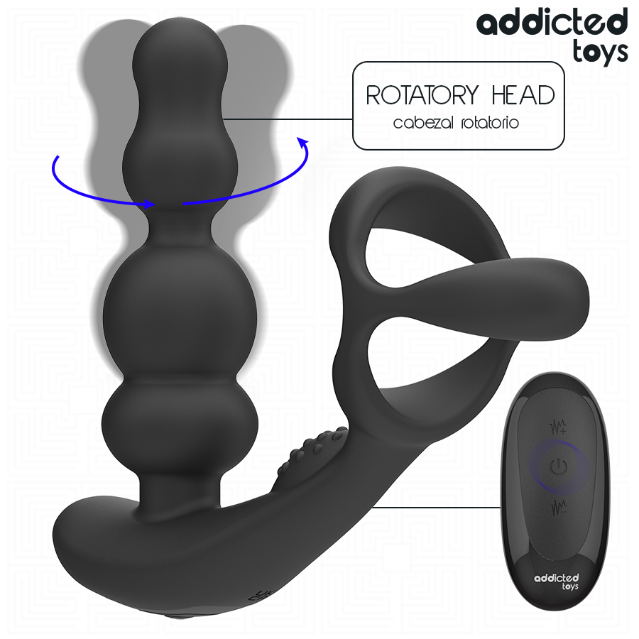 Roterande prostatamassager med fjärrkontroll från Addicted Toys