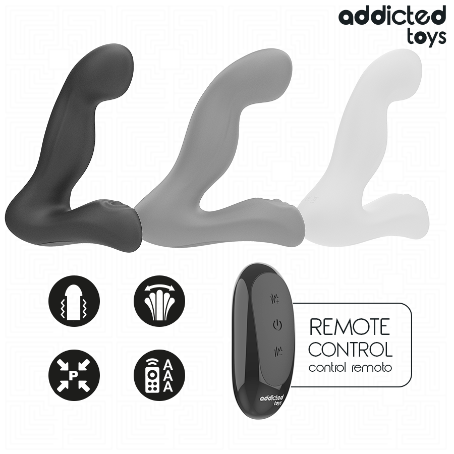ADDICTED TOYS - Oscillerande prostatamassager med pulsationsläge