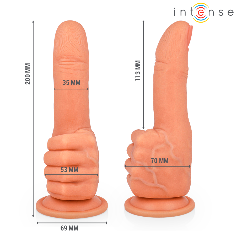 BENDER G-Spot stimulator från Intense, flexibel handformad design