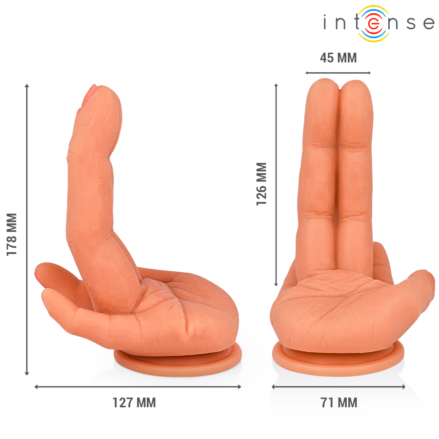 LEELA G-Spot stimulator från Intense, flexibel handform 12.6 cm