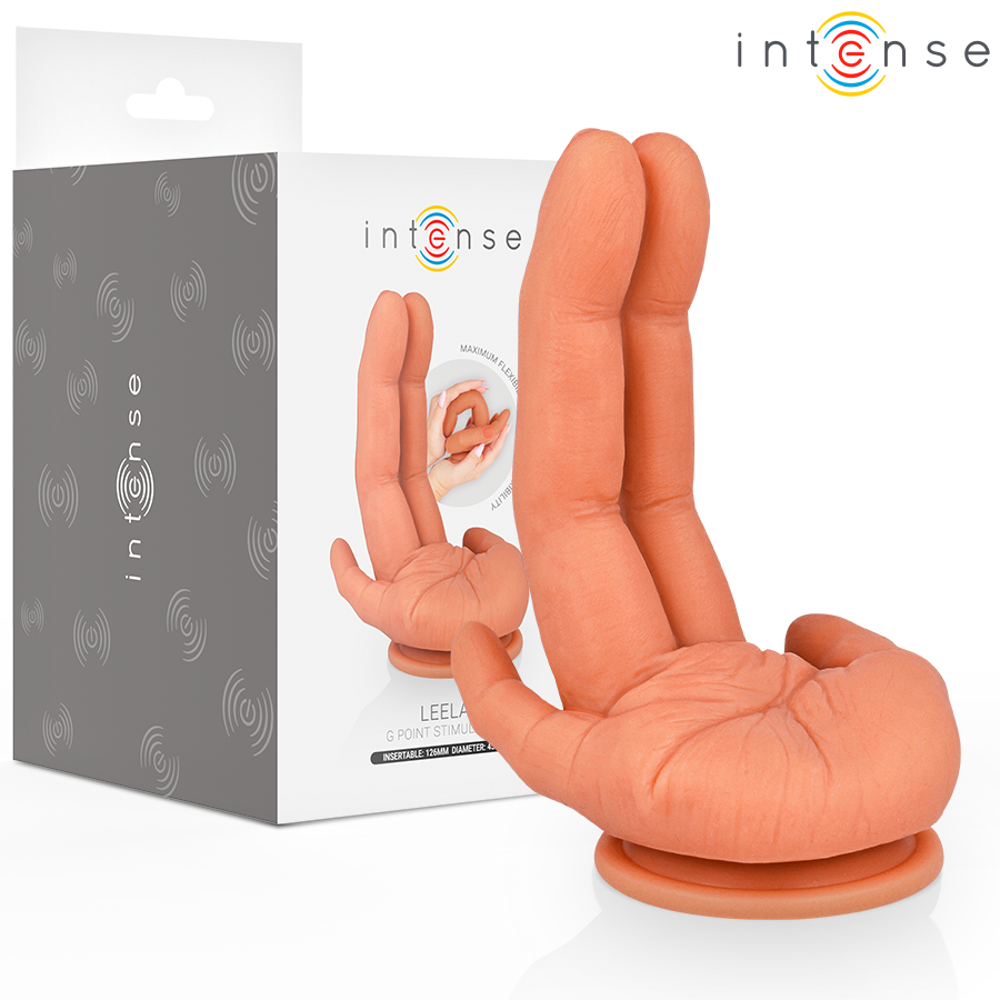 LEELA G-Spot stimulator från Intense, flexibel handform 12.6 cm