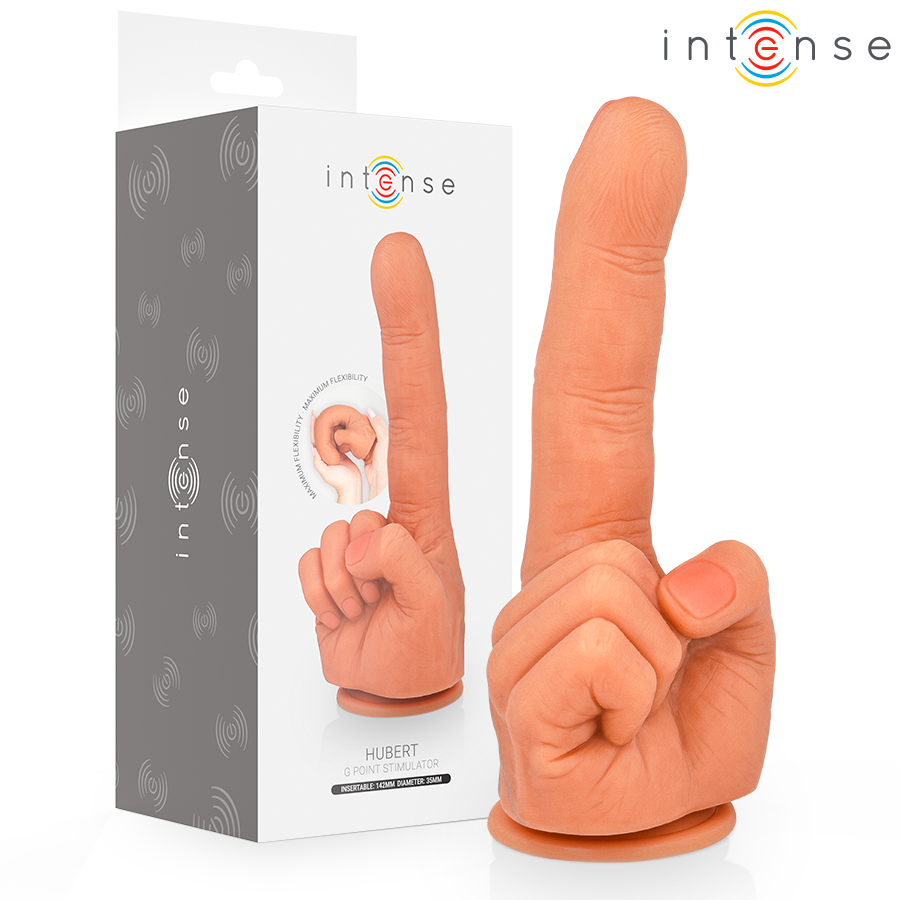 HUBERT G-Spot stimulator med flexibel hand 14,2 cm