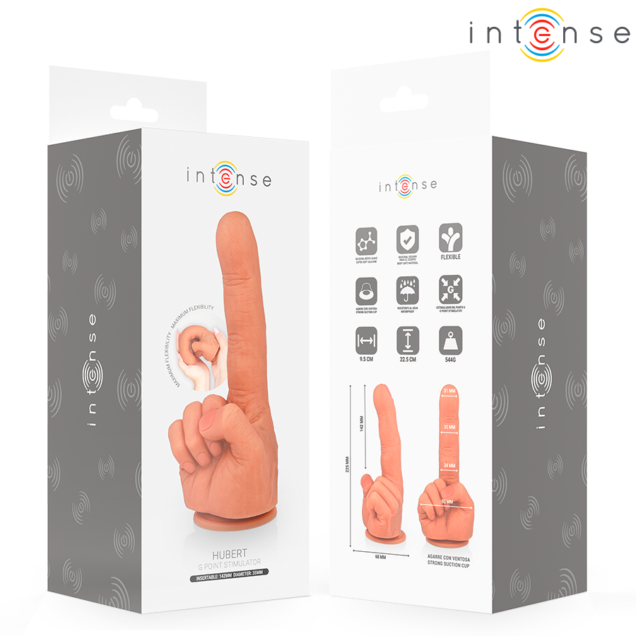 HUBERT G-Spot stimulator med flexibel hand 14,2 cm