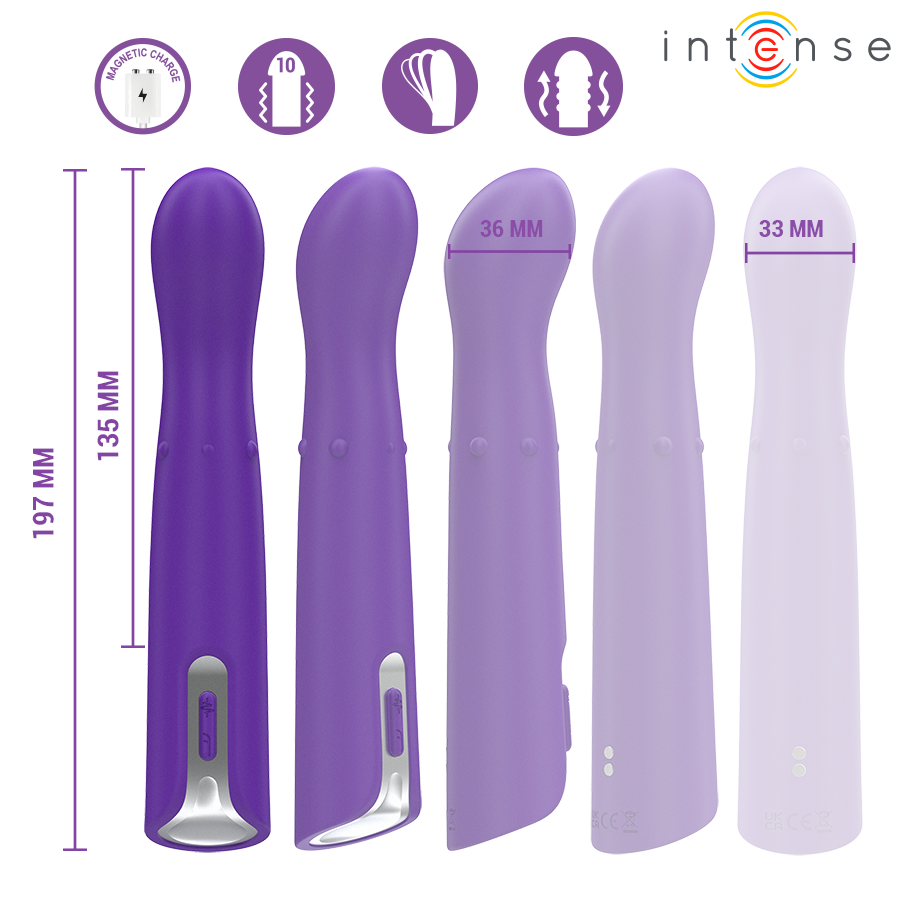 Helena Up & Down vibrator från Intense, 13,5 cm