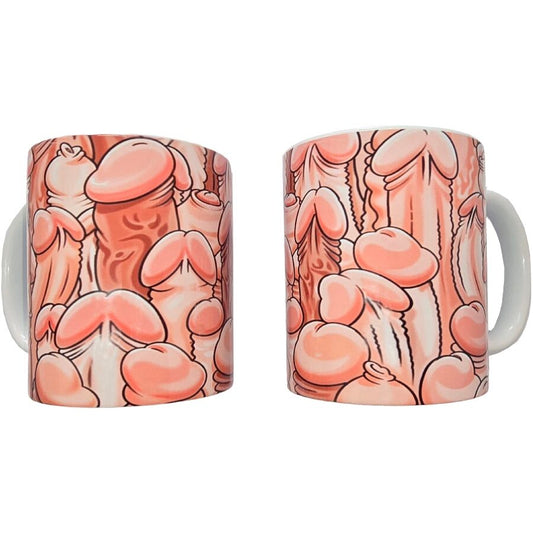 Färgad penis mugg 370 ml från DIVERTY SEX