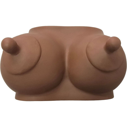 Bröstformad sparbössa i mörk ton