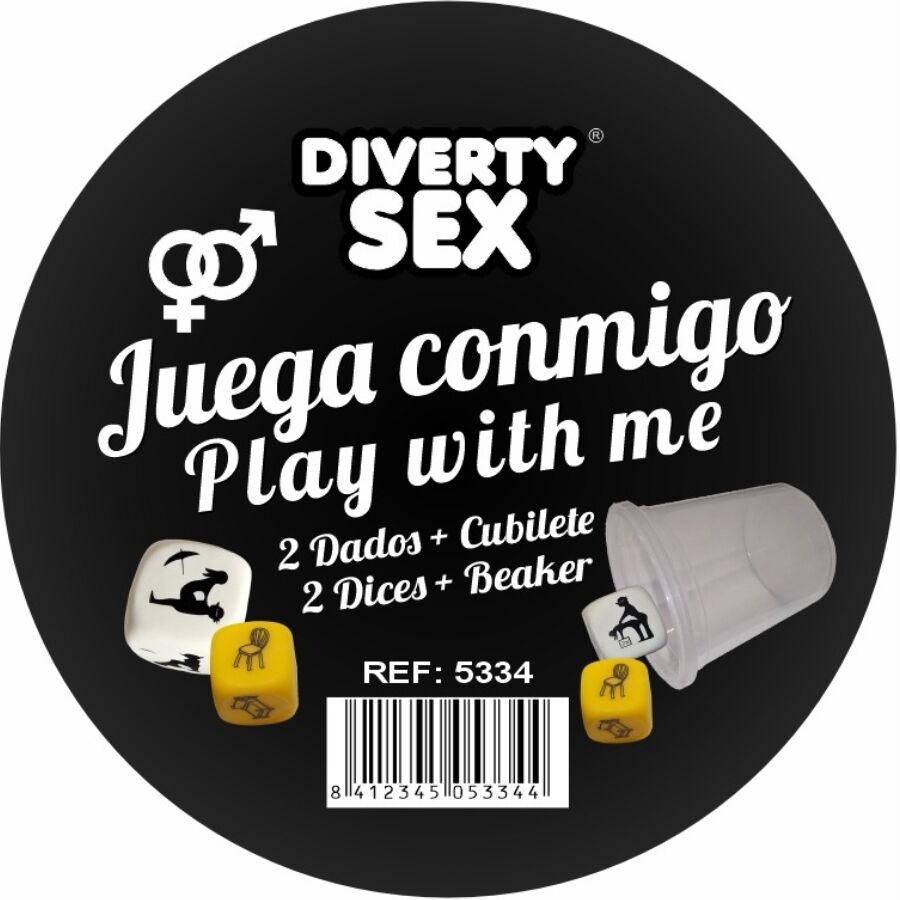 DIABLO PICANTE tärningsspel med hetero-positioner och kopp