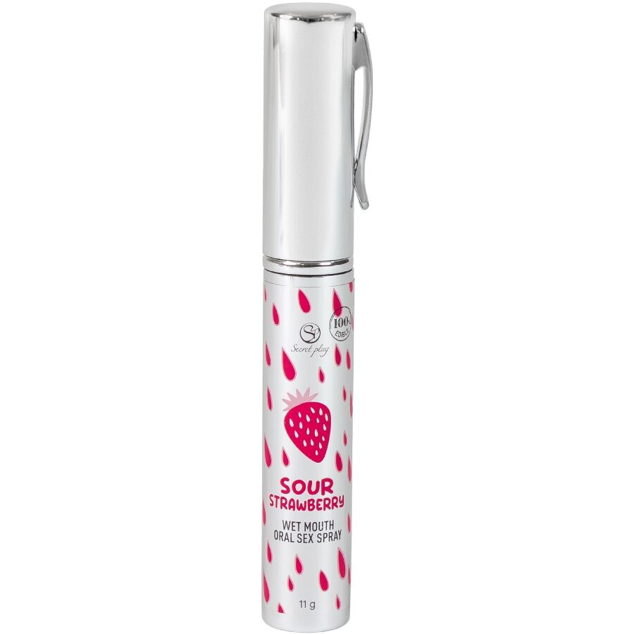 SECRETPLAY Sur Jordgubb Oralsex Spray 11 g