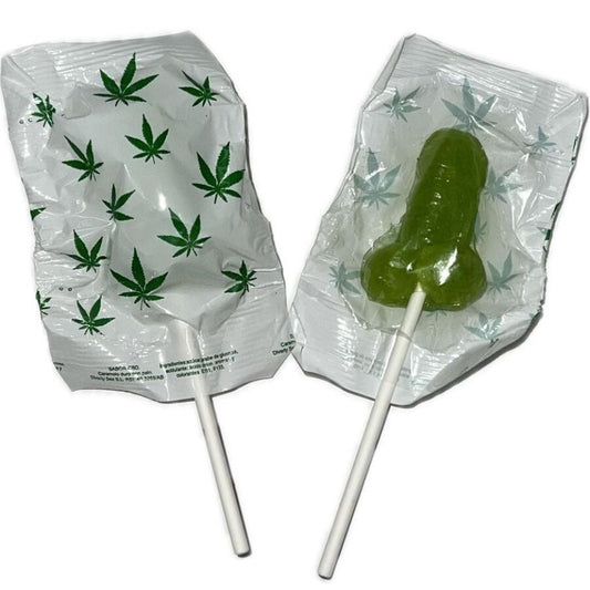 Penisformad lollipop med marijuana-arom från DIVERTY SEX