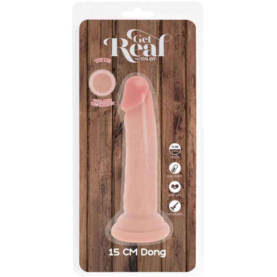 Get Real Deluxe realistisk penis 15 cm