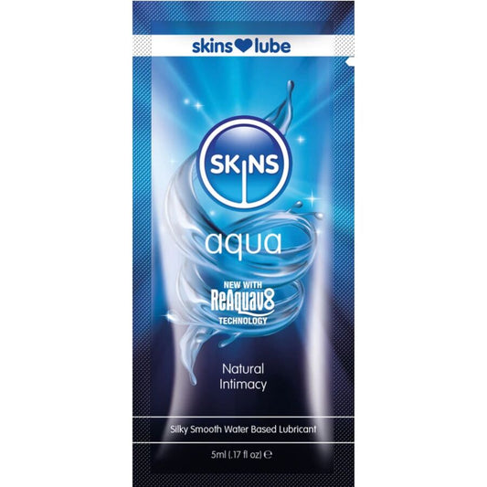 SKINS Aqua vattenbaserat glidmedel 5 ml
