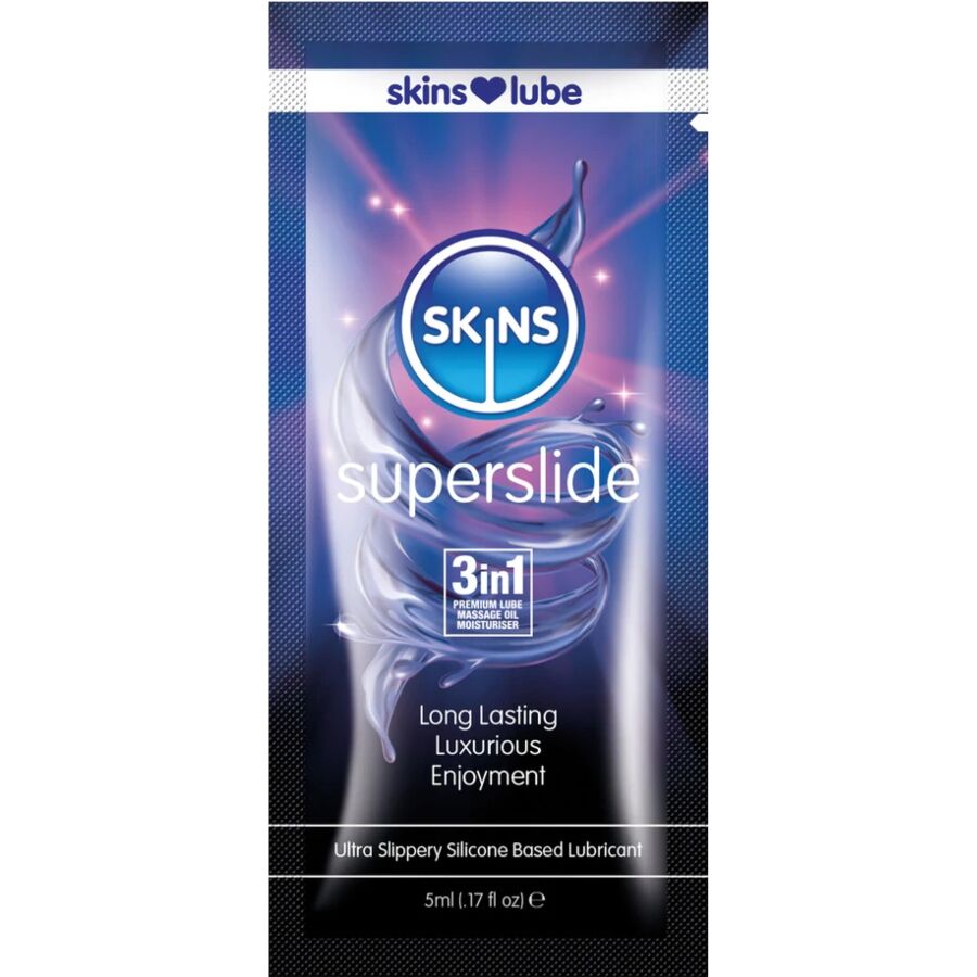 SKINS - SUPERSLIDE SILIKONBASERAT GLIDMEDEL ENKELDOSE 5 ML