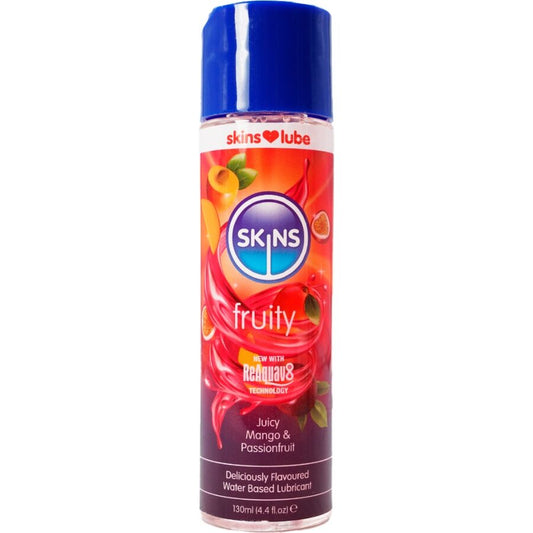 SKINS Fruity vattenbaserat glidmedel med mango och passionsfrukt 130 ml