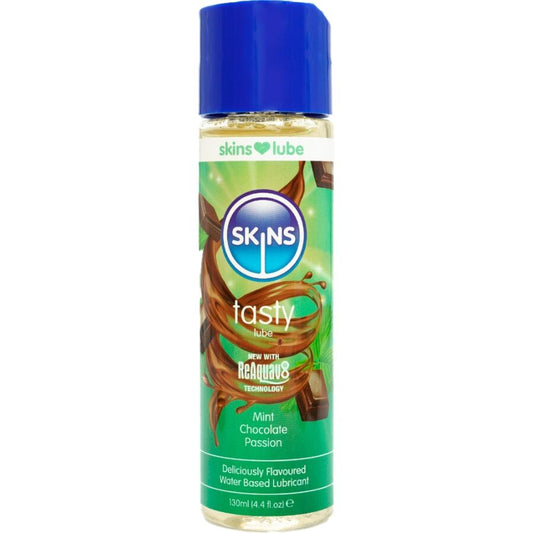 Skins Tasty vattenbaserat glidmedel med mint och choklad 130 ml