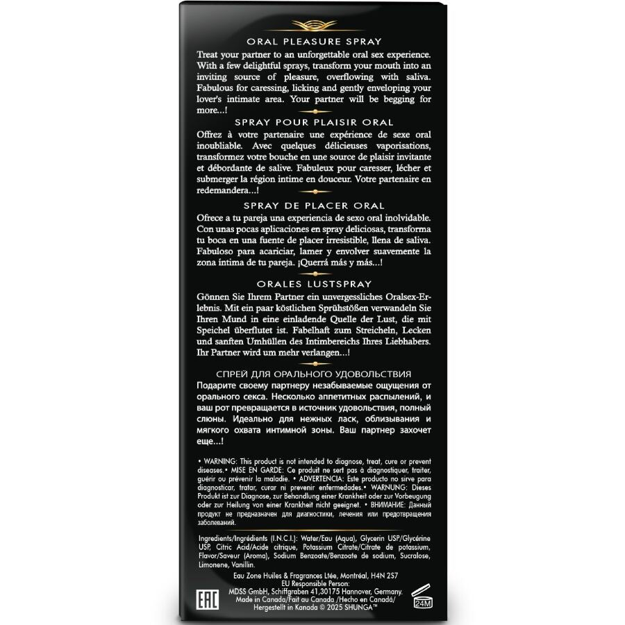 SHUNGA Waves Pleasure Spray med smak av vattenmelon 20 ml