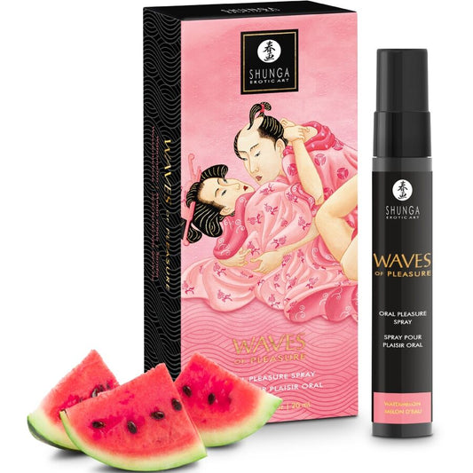 SHUNGA Waves Pleasure Spray med smak av vattenmelon 20 ml