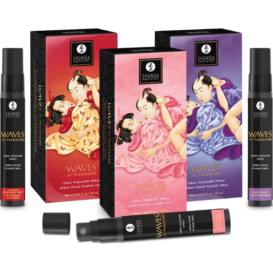 SHUNGA Waves Pleasure Spray Jordgubb 20 ml