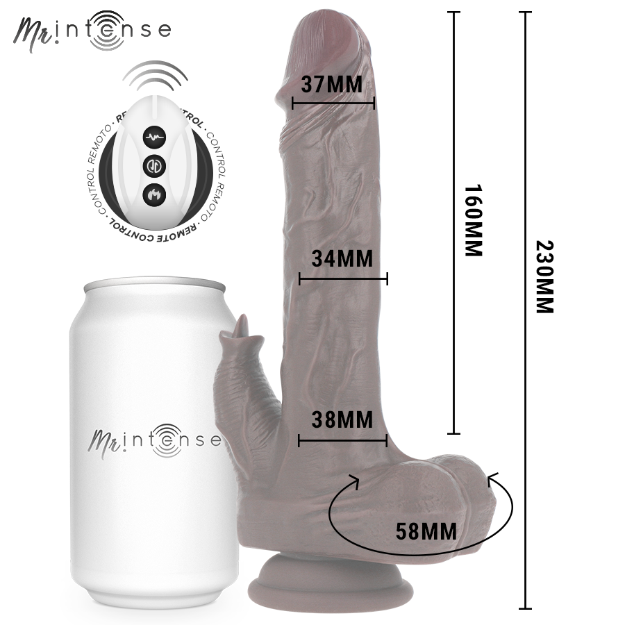 MR INTENSE MORGAN realistisk docka med vibration 23 cm
