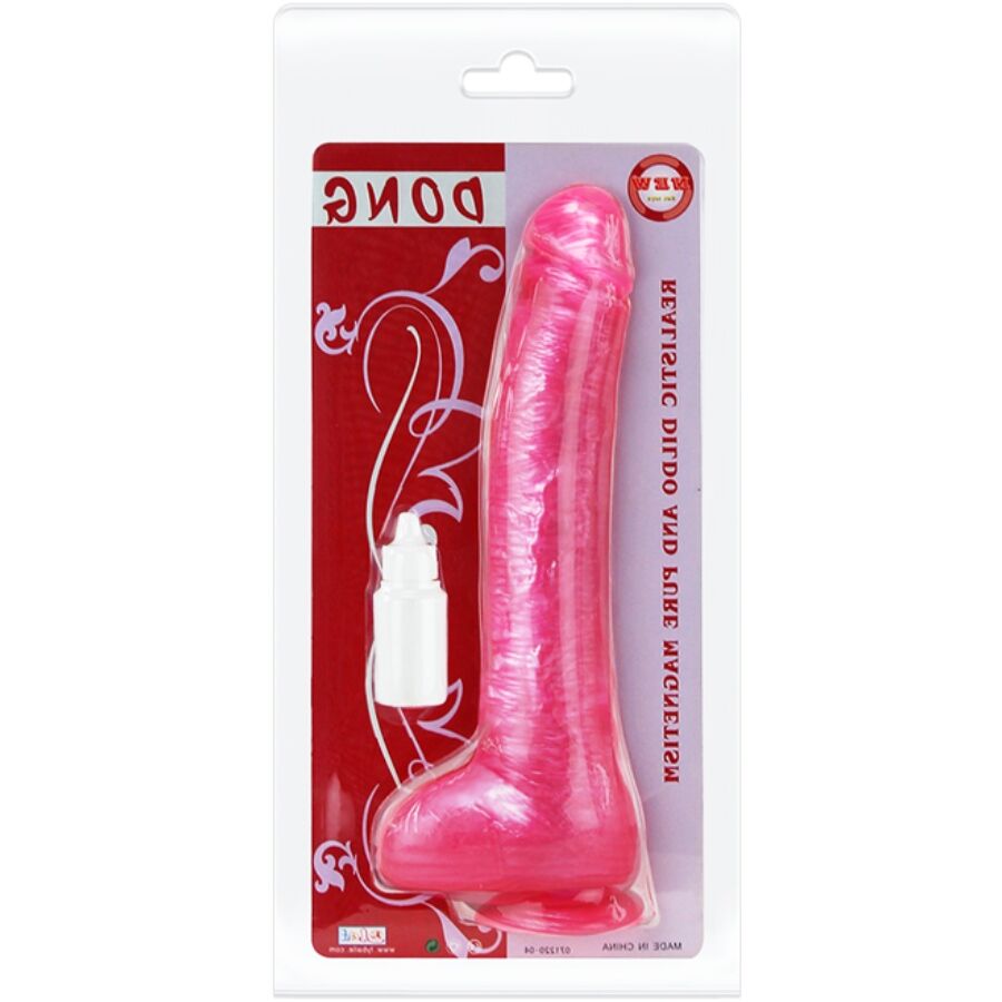 BAILE - Realistisk rosa dildo med sugkopp