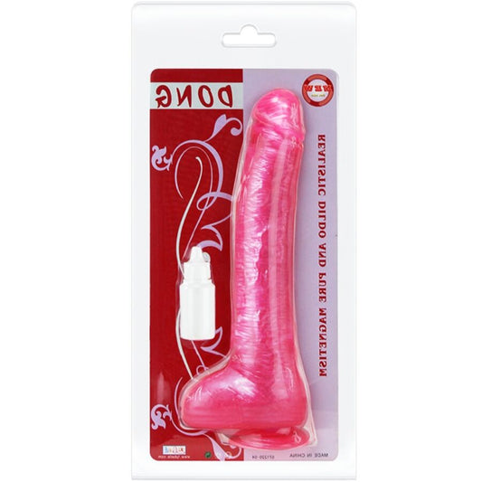 BAILE realistisk rosa dildo med sugkopp