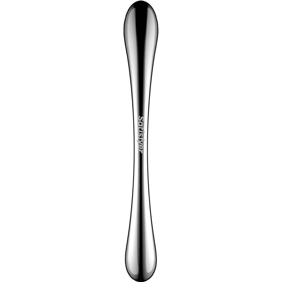 Cosmic Crest 1 dubbeländad dildo i rostfritt stål