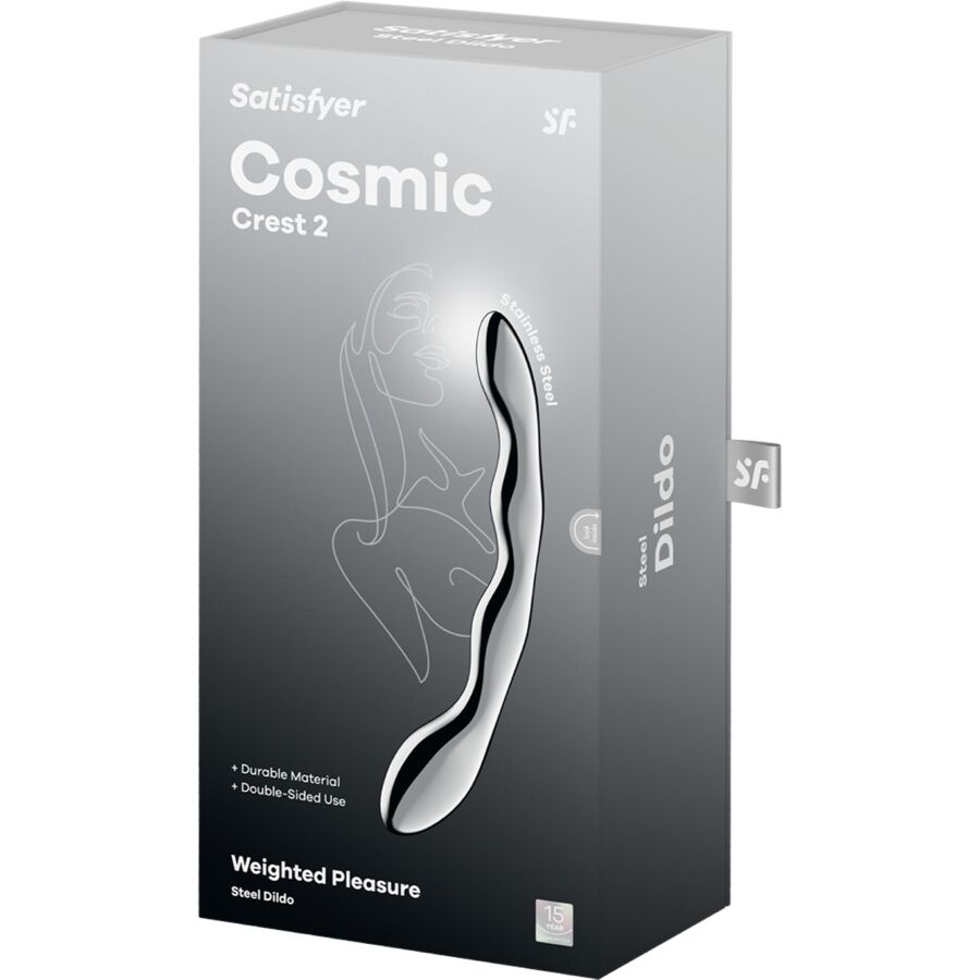 Satisfyer Cosmic Crest 2 dildo i rostfritt stål