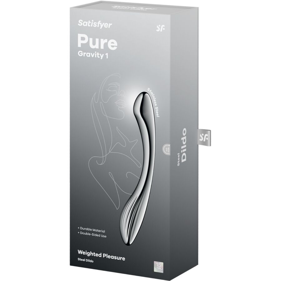 Dildo i rostfritt stål, Pure Gravity 1 från Satisfyer