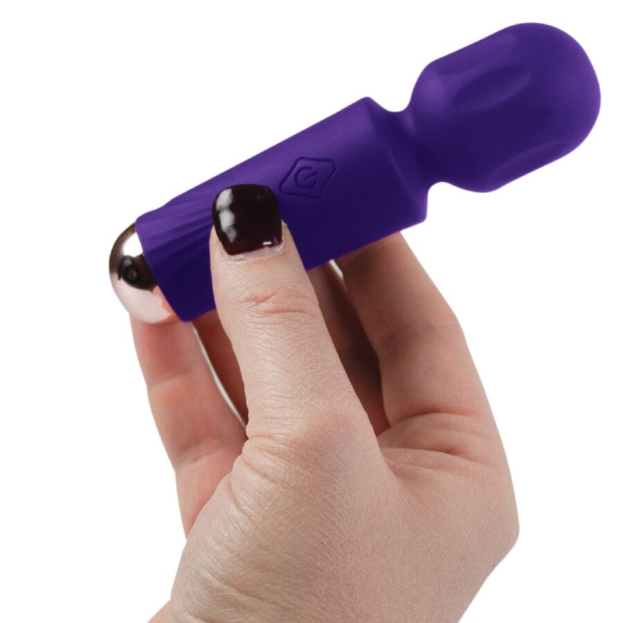 ROCKS-OFF Mini Återladdningsbar Vibrator Violett