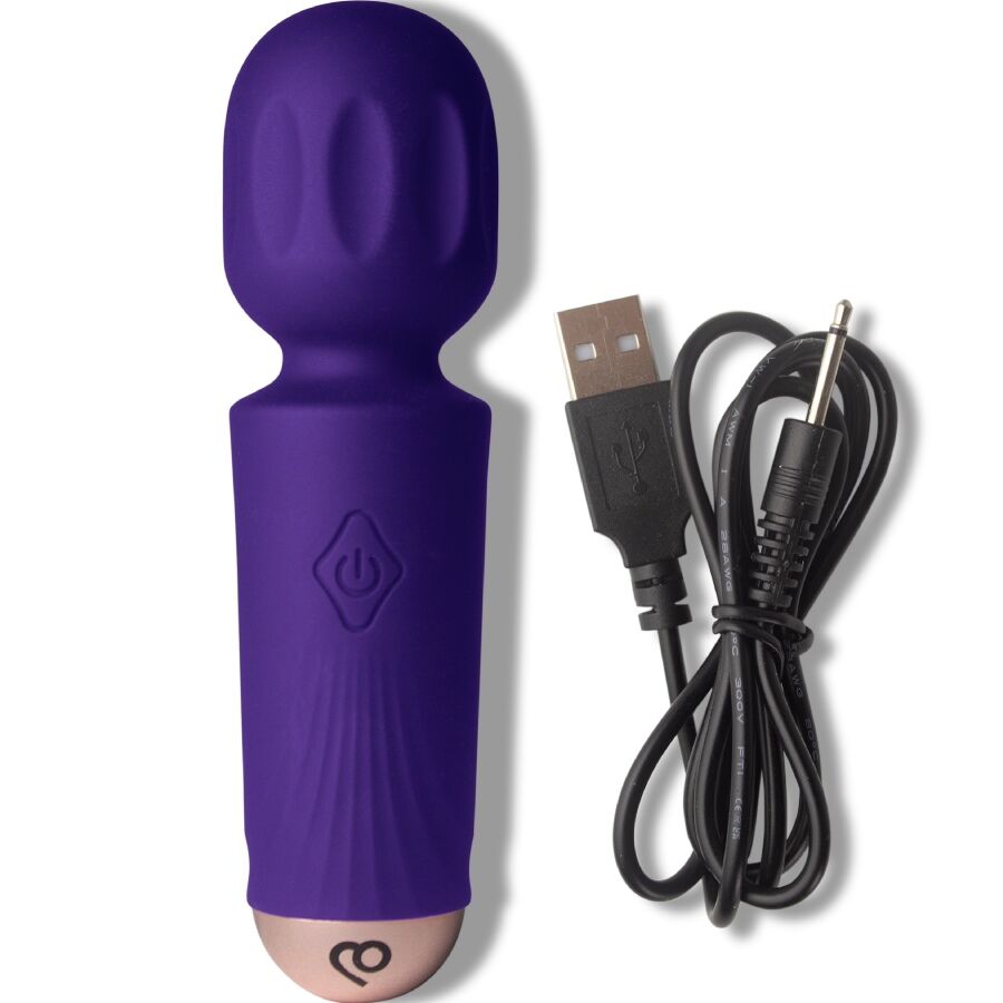 ROCKS-OFF Mini Återladdningsbar Vibrator Violett