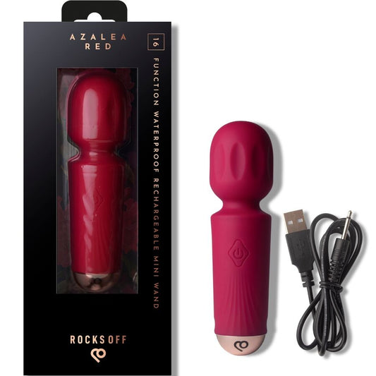 ROCKS-OFF Mini Rechargeable Wand i azalea röd