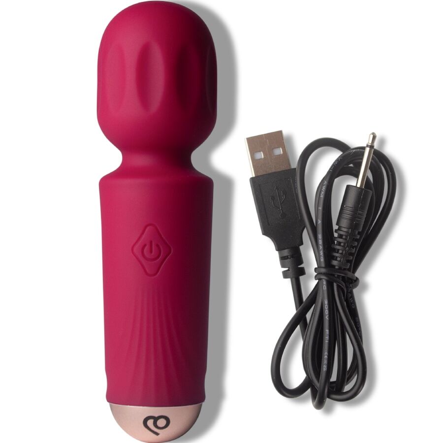 ROCKS-OFF Mini Rechargeable Wand i azalea röd