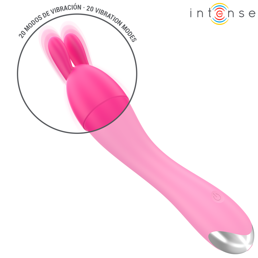 INTENSE Cher vibrator med bytbart huvud och 20 vibrationslägen