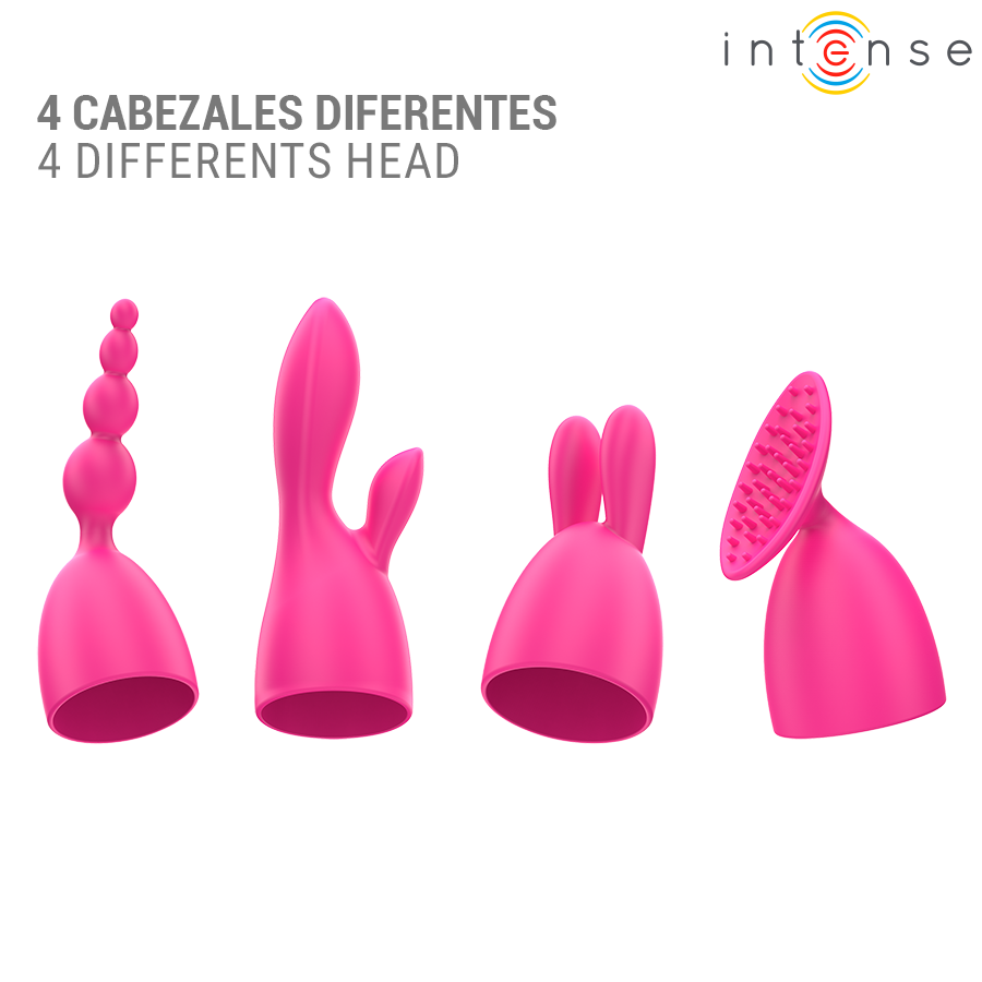 INTENSE Cher vibrator med bytbart huvud och 20 vibrationslägen