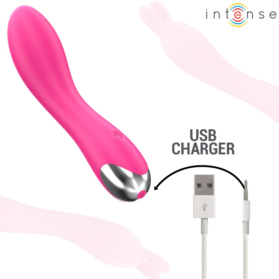 INTENSE Cher vibrator med bytbart huvud och 20 vibrationslägen