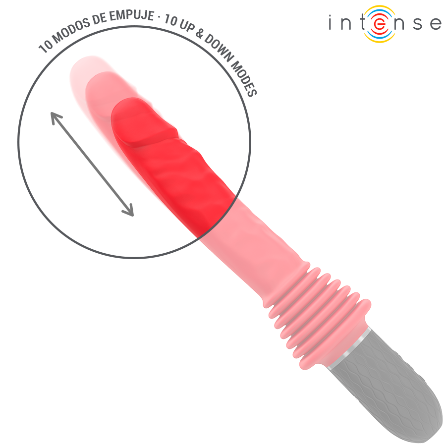 Fjärrkontrollerad vibrator med värme och tryckfunktion