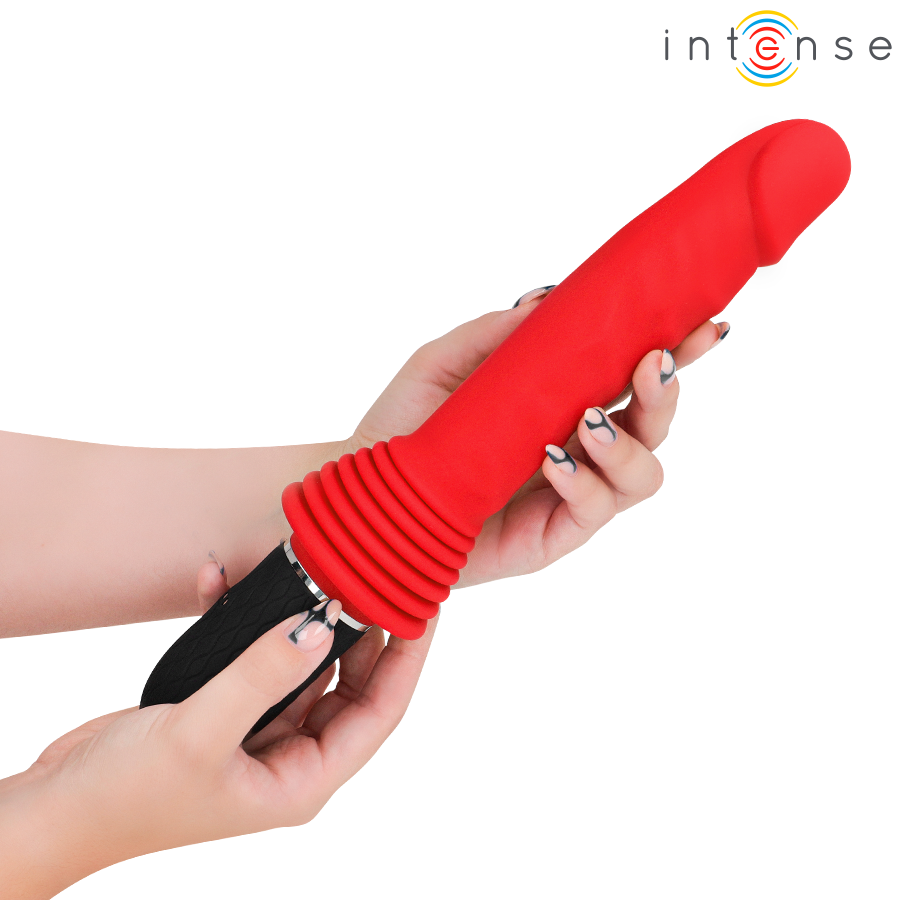 Fjärrkontrollerad vibrator med värme och tryckfunktion
