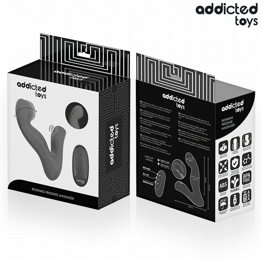 ADDICTED TOYS - Oscillerande prostatamassager med pulsationsläge