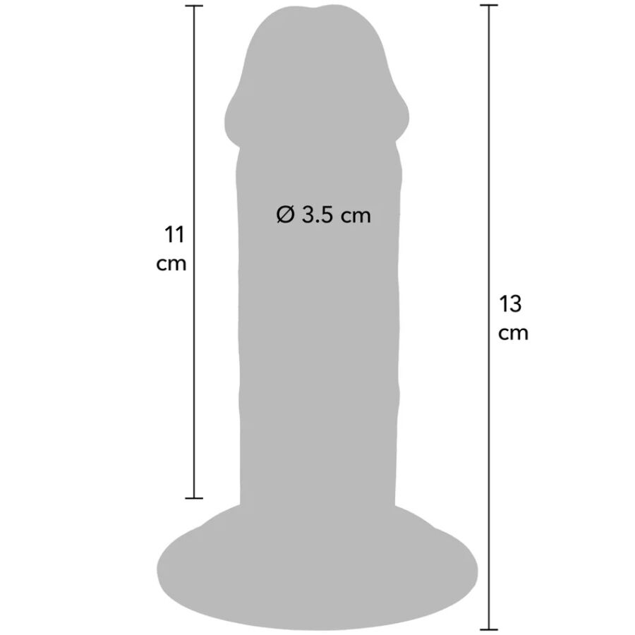 Get Real Deluxe TPE Dong 13 cm, extra tjock och realistisk dildo
