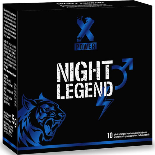 XPOWER Night Legend snabbverkande stimulant för erektion 10 kapslar