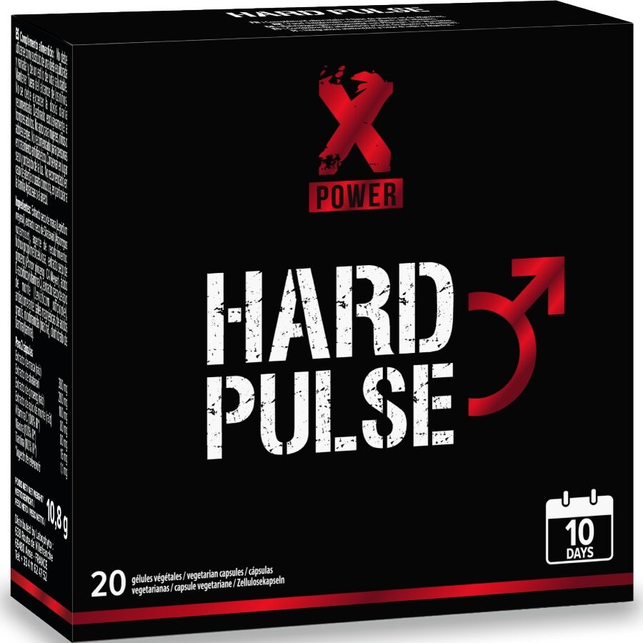 XPOWER Hard Pulse 10 dagar Erektion och Uthållighet 20 kapslar
