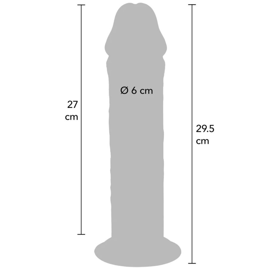 Get Real Deluxe TPE Dong 29,5 cm