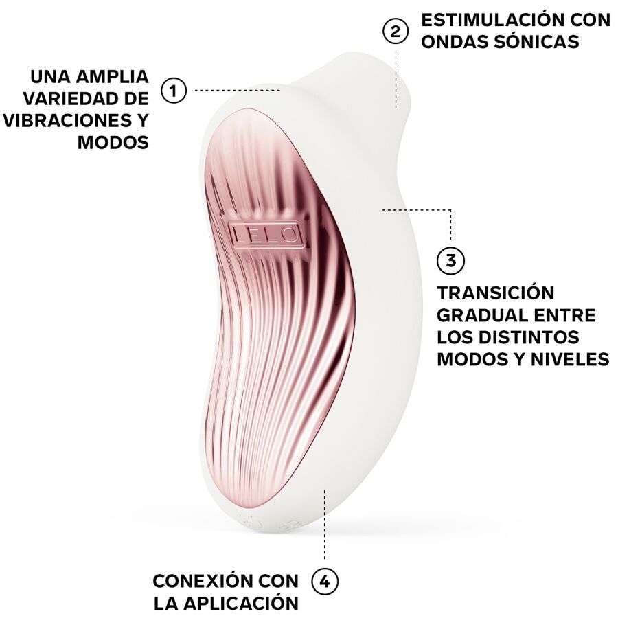 LELO SONA 3 Sonic klitoral massager creme