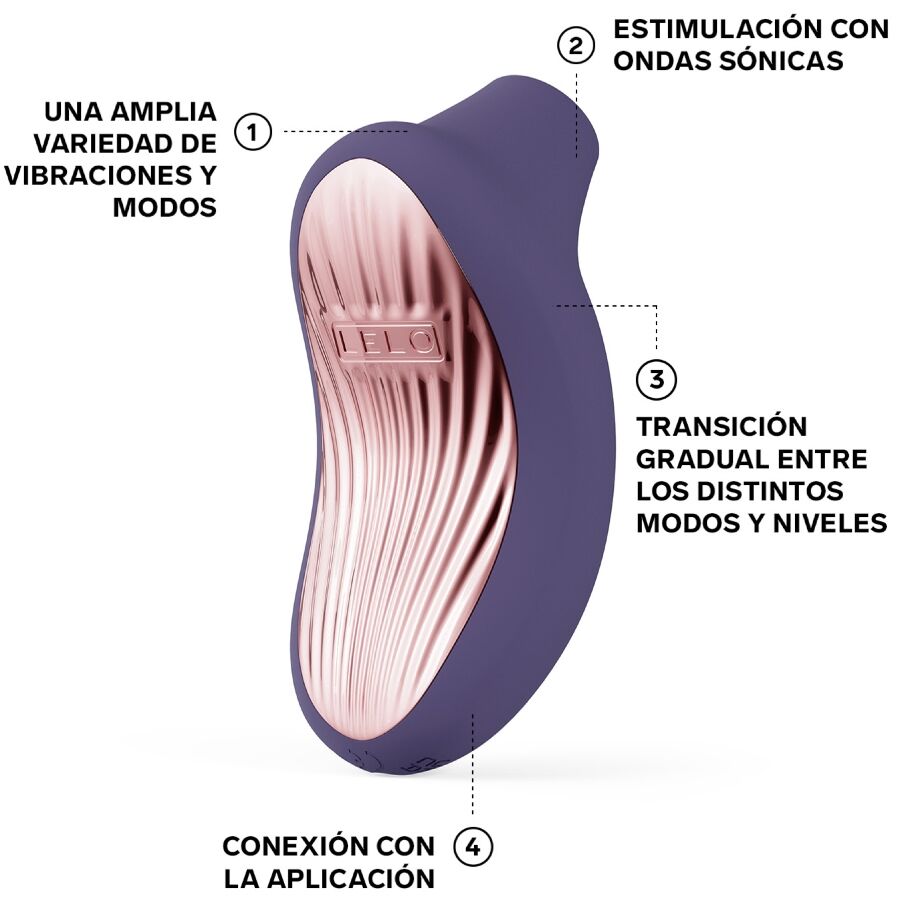 LELO SONA 3 Sonic klitoralmassager i färgen Cyber Purple