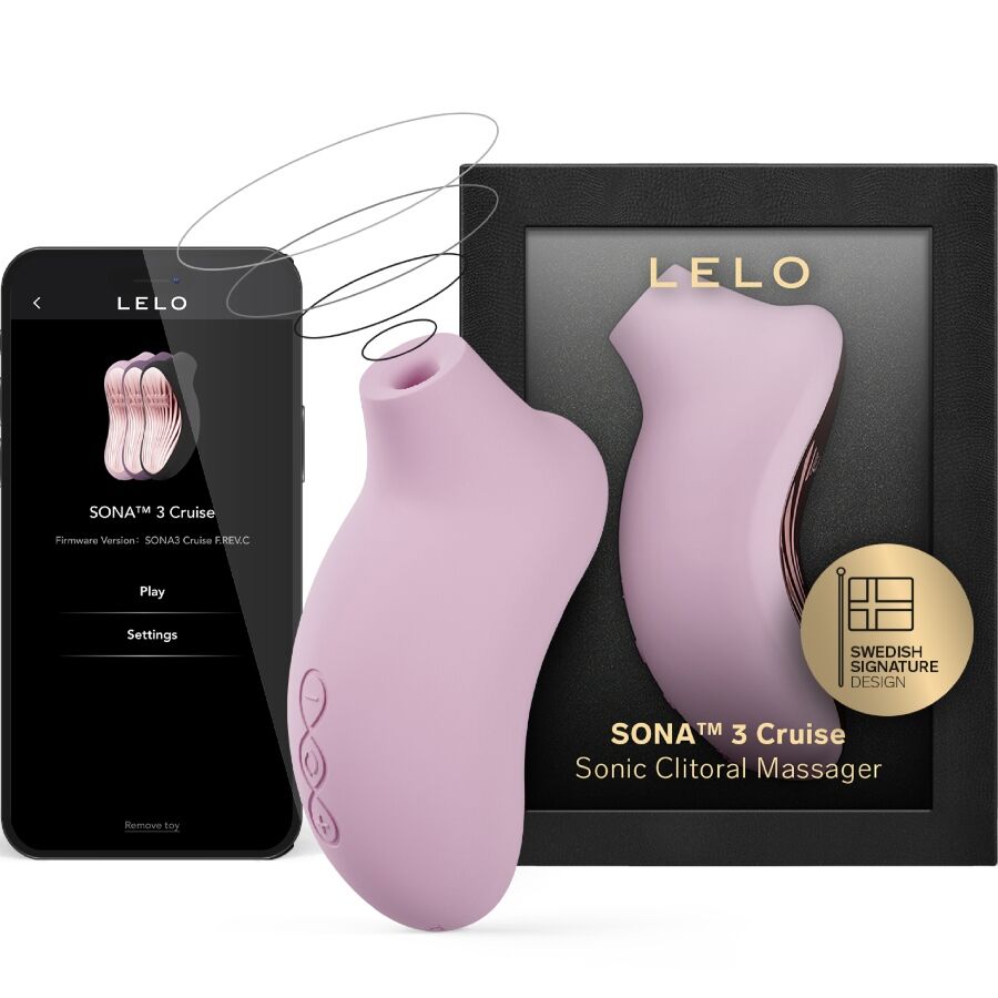 LELO SONA 3 Cruise klitoralmassagér i mjuk rosa färg