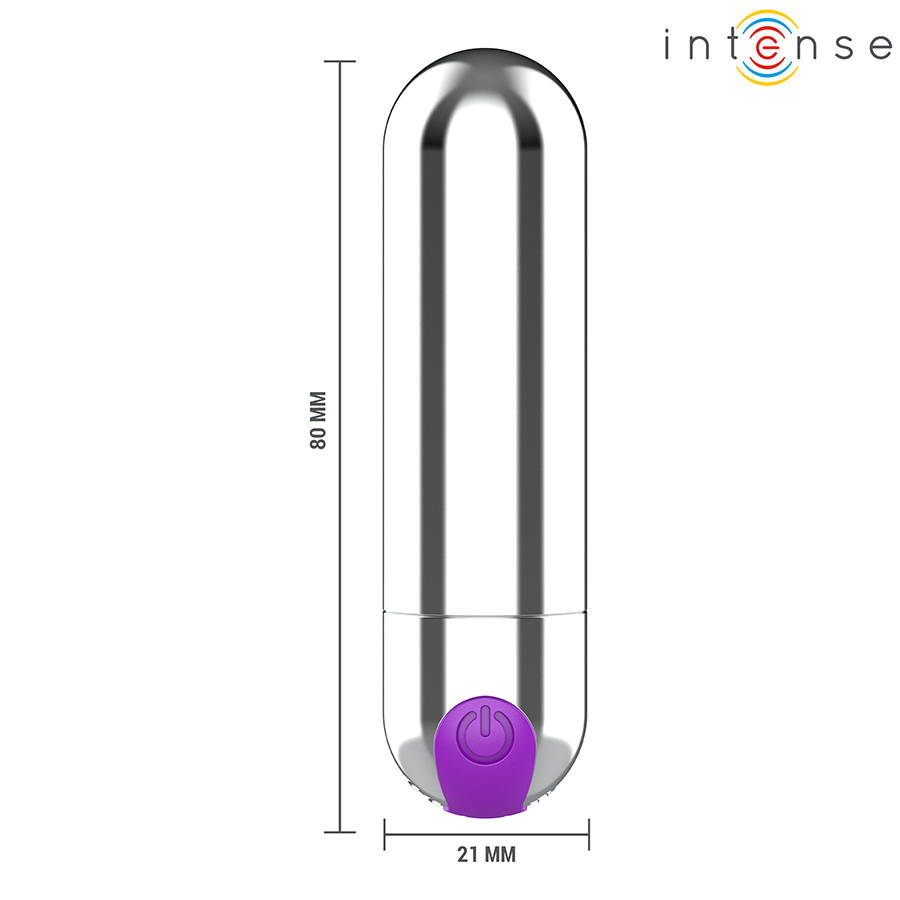 INTENSE Karen Mini återladdningsbar vibrator i silver