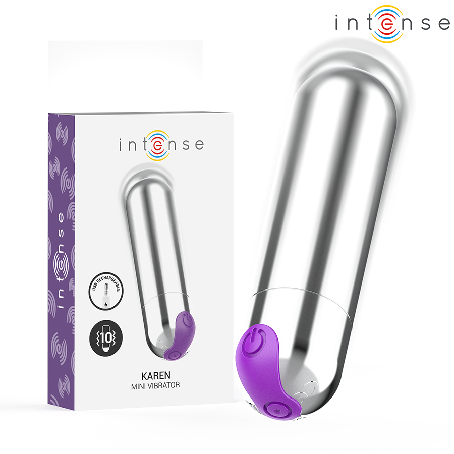 INTENSE Karen Mini återladdningsbar vibrator i silver