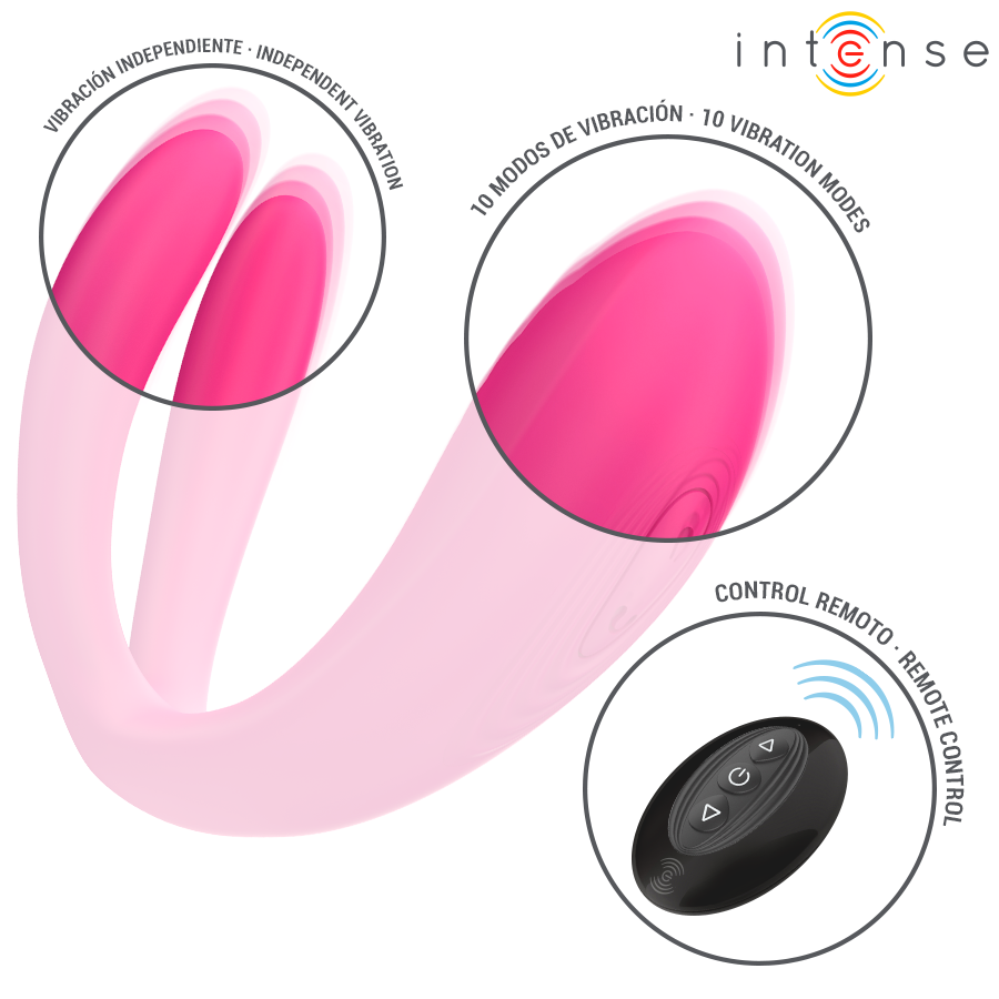 INTENSE Julia Double Vibrator med fjärrkontroll