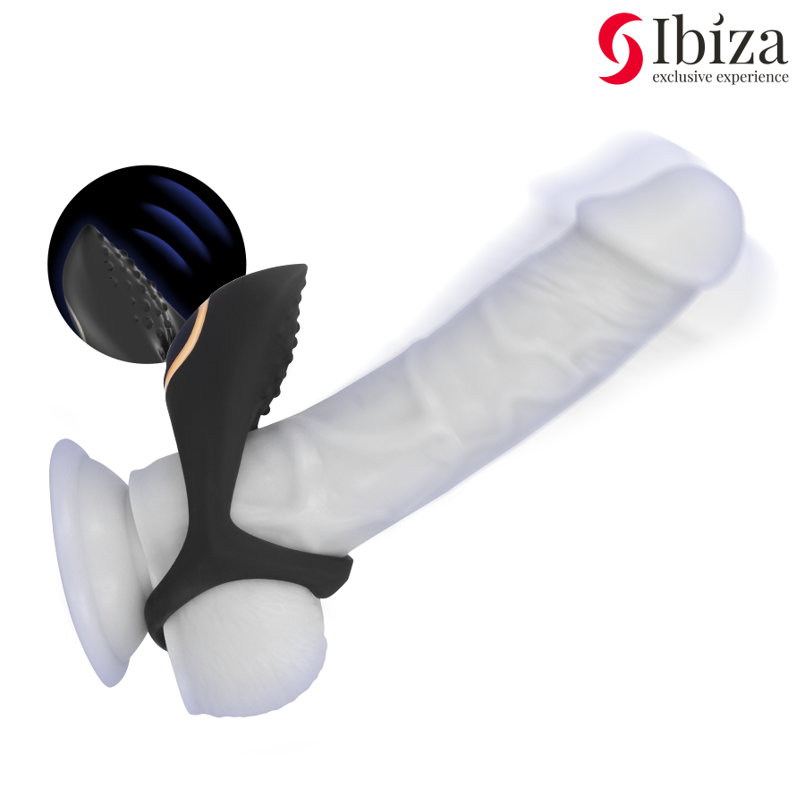 IBIZA multisensorisk penisring i medicinskt silikon