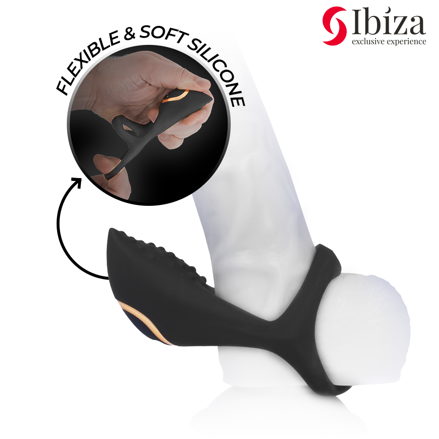 IBIZA multisensorisk penisring i medicinskt silikon