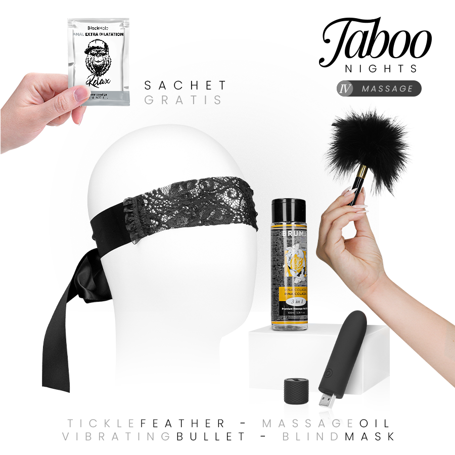 TABOO NIGHTS - 4: MASSAGE paket med massageprodukter